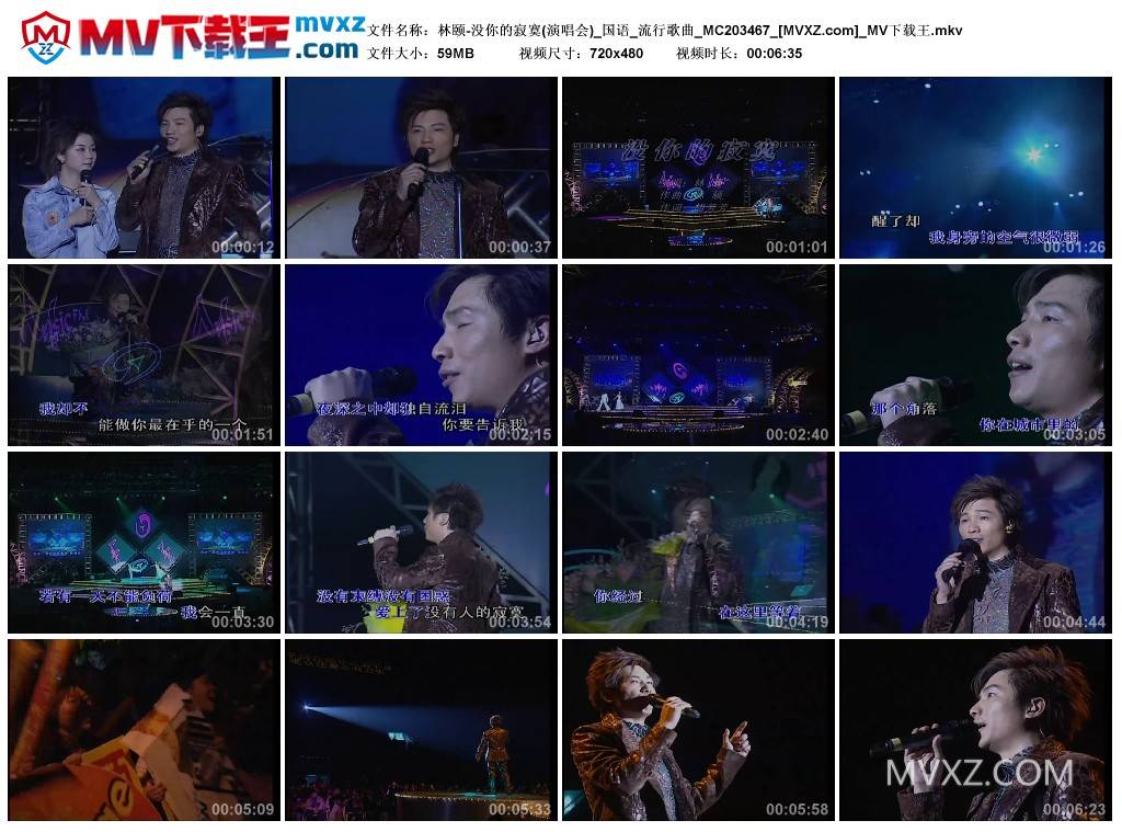 林颐-没你的寂寞(演唱会)_国语_流行歌曲_MC203467